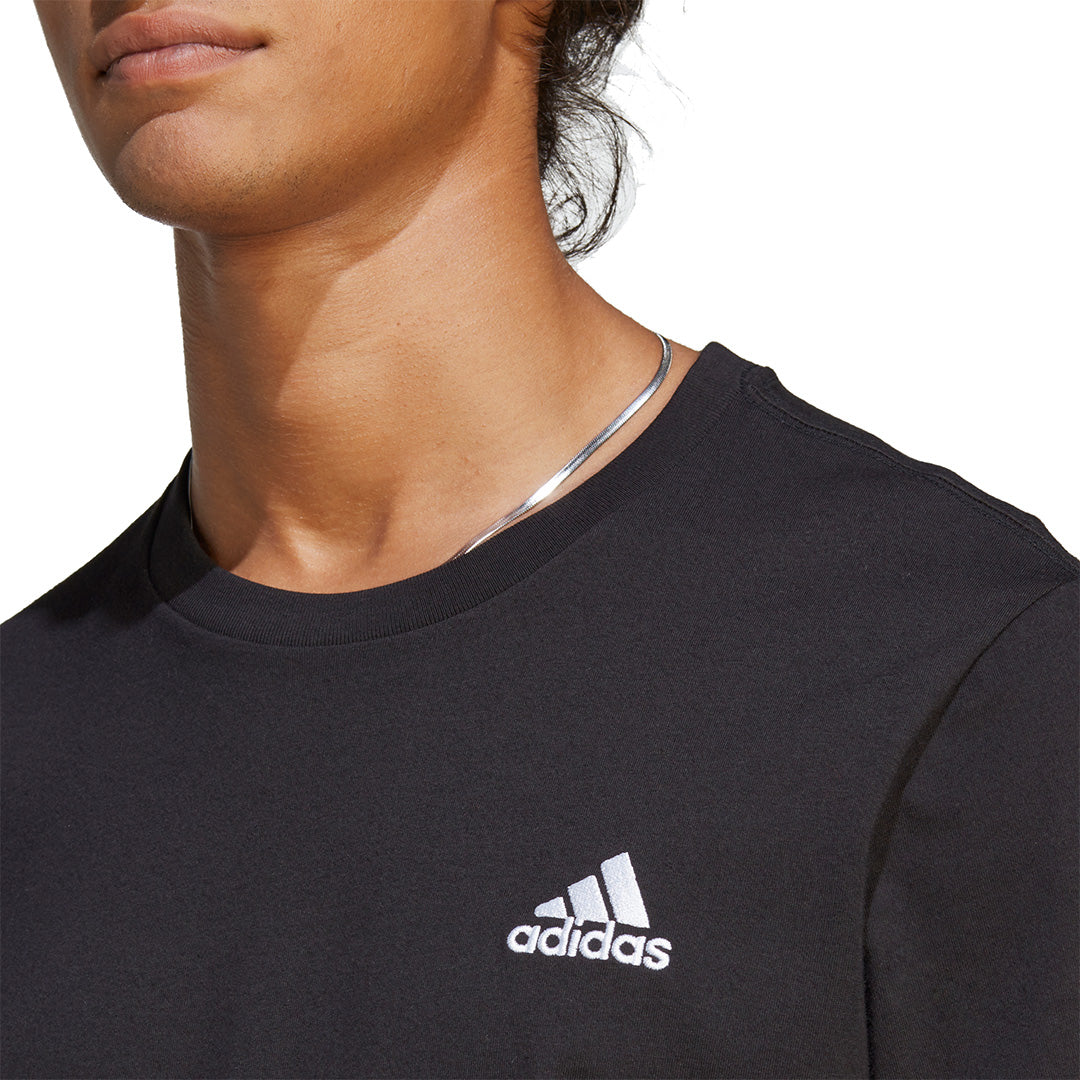 adidas Men Essentials Single Jersey Embroidered Small Logo Tee | IC9282