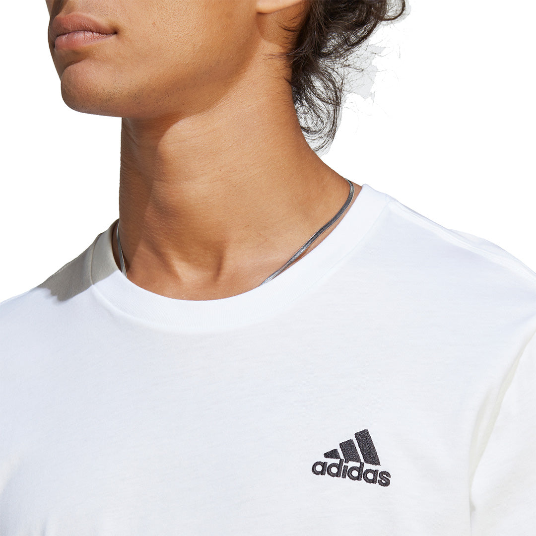 adidas Men Essentials Single Jersey Embroidered Small Logo Tee | IC9286