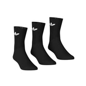 adidas Unisex Trefoil Cushioined Crew Socks 3 Pairs | IJ5613