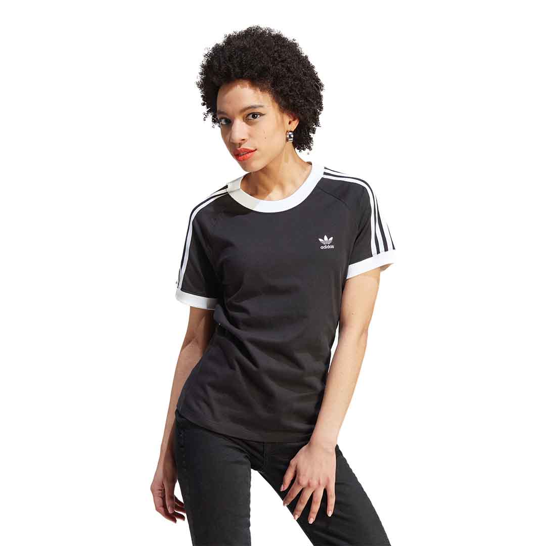 adidas Women Adicolor Classics Slim 3-Stripes T-Shirt | IK4051 – Sports ...
