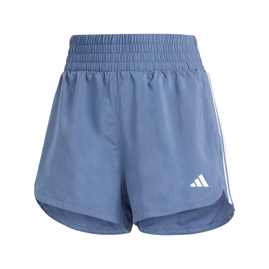 adidas Women Pacer Training 3-Stripes Woven High-Rise Shorts | IS1663