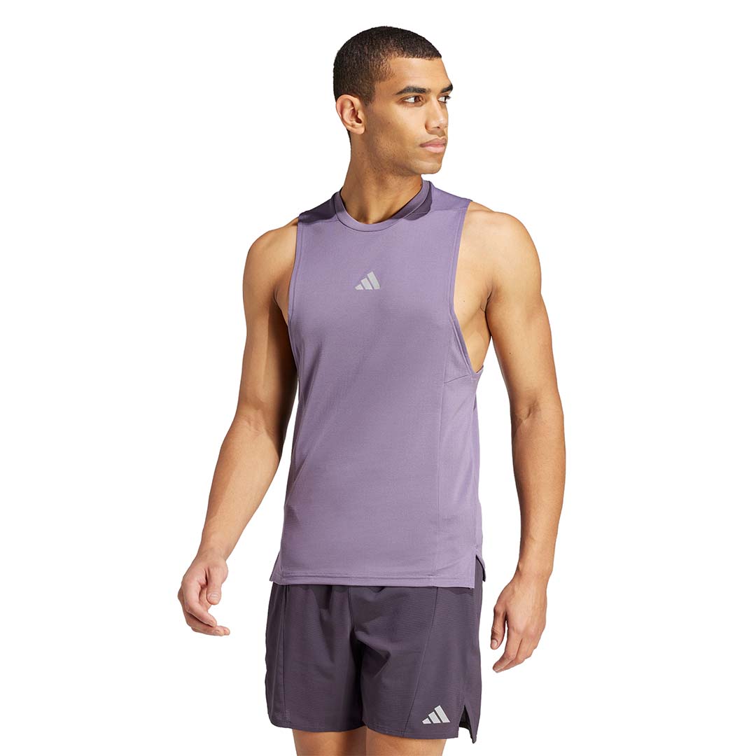 adidas Men Designed for Training Workout HEAT.RDY Tank Top | IS3711