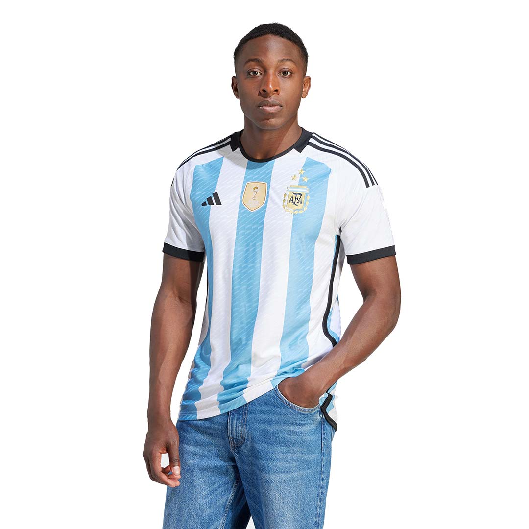 adidas Men Argentina 22 3 Stars Home Authentic Jersey | IV5786