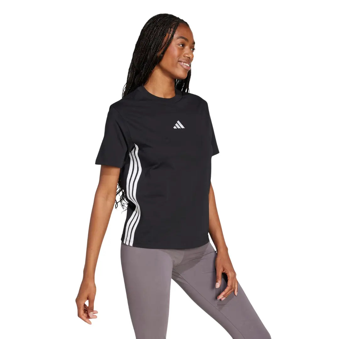 adidas Women 3-Stripes Single Jersey Tee | JD0846