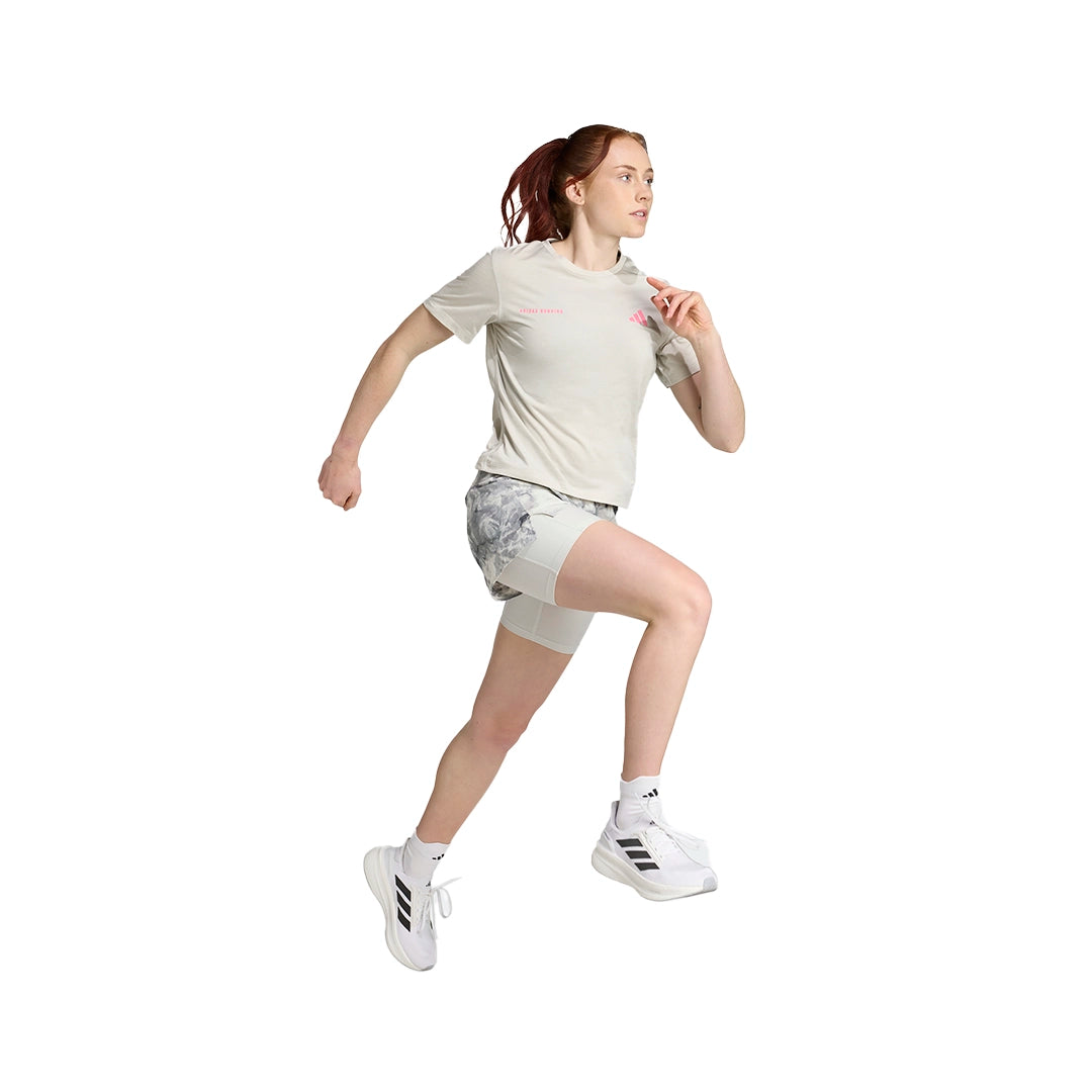 adidas Women On The Run Melange Tee | JN9606