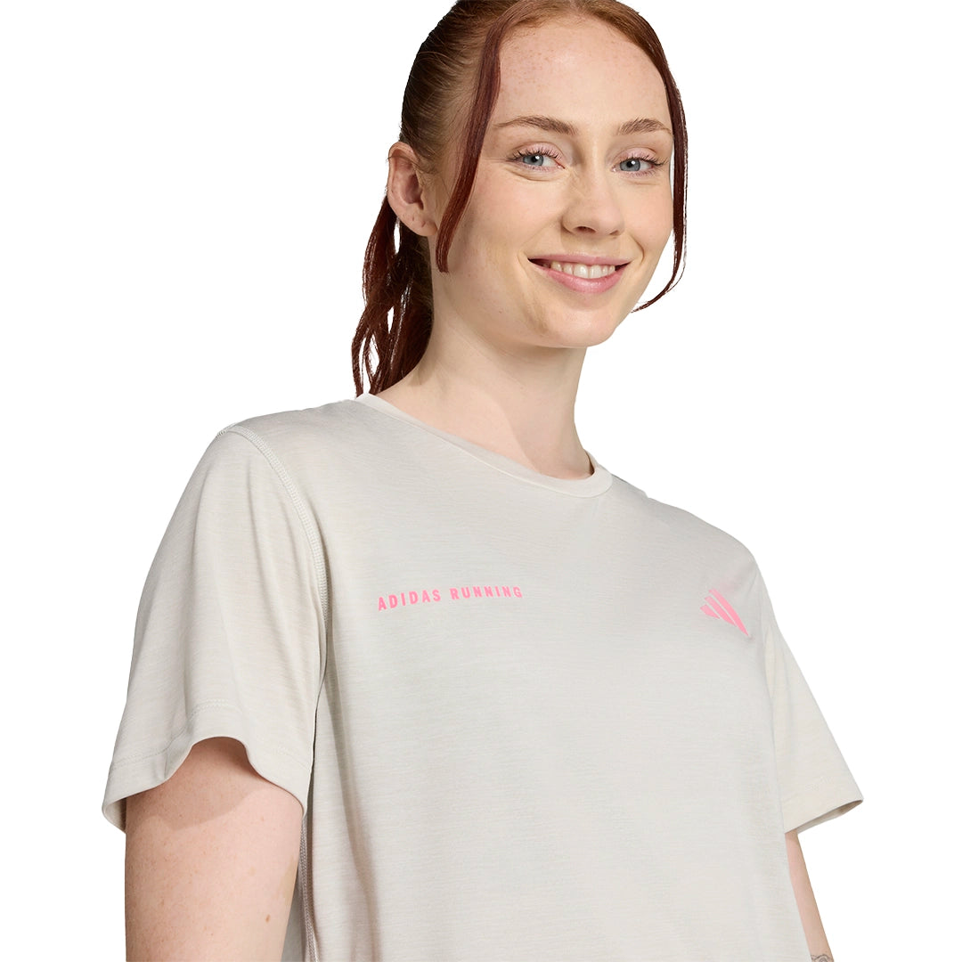 adidas Women On The Run Melange Tee | JN9606