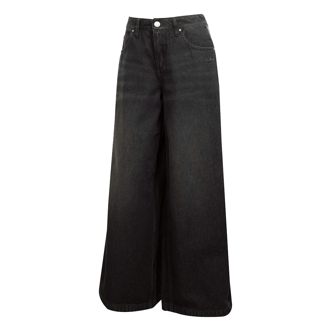 adidas Women Denim Wide Pants | JV7453