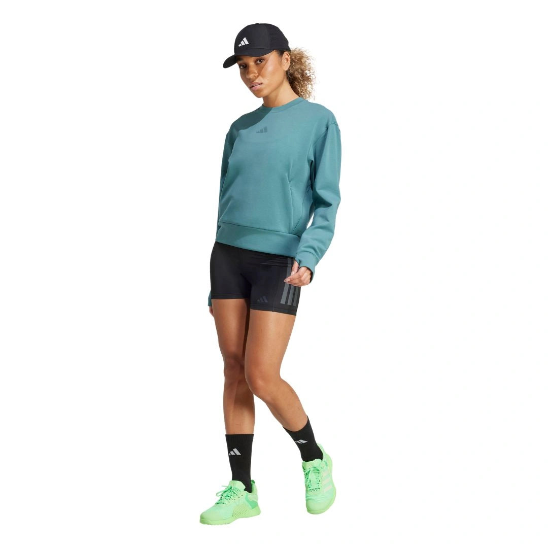 adidas Women D4T Knit Crew | JW3395