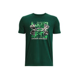 UA Kids-Boys Box Logo Camo Short Sleeve | 1377317