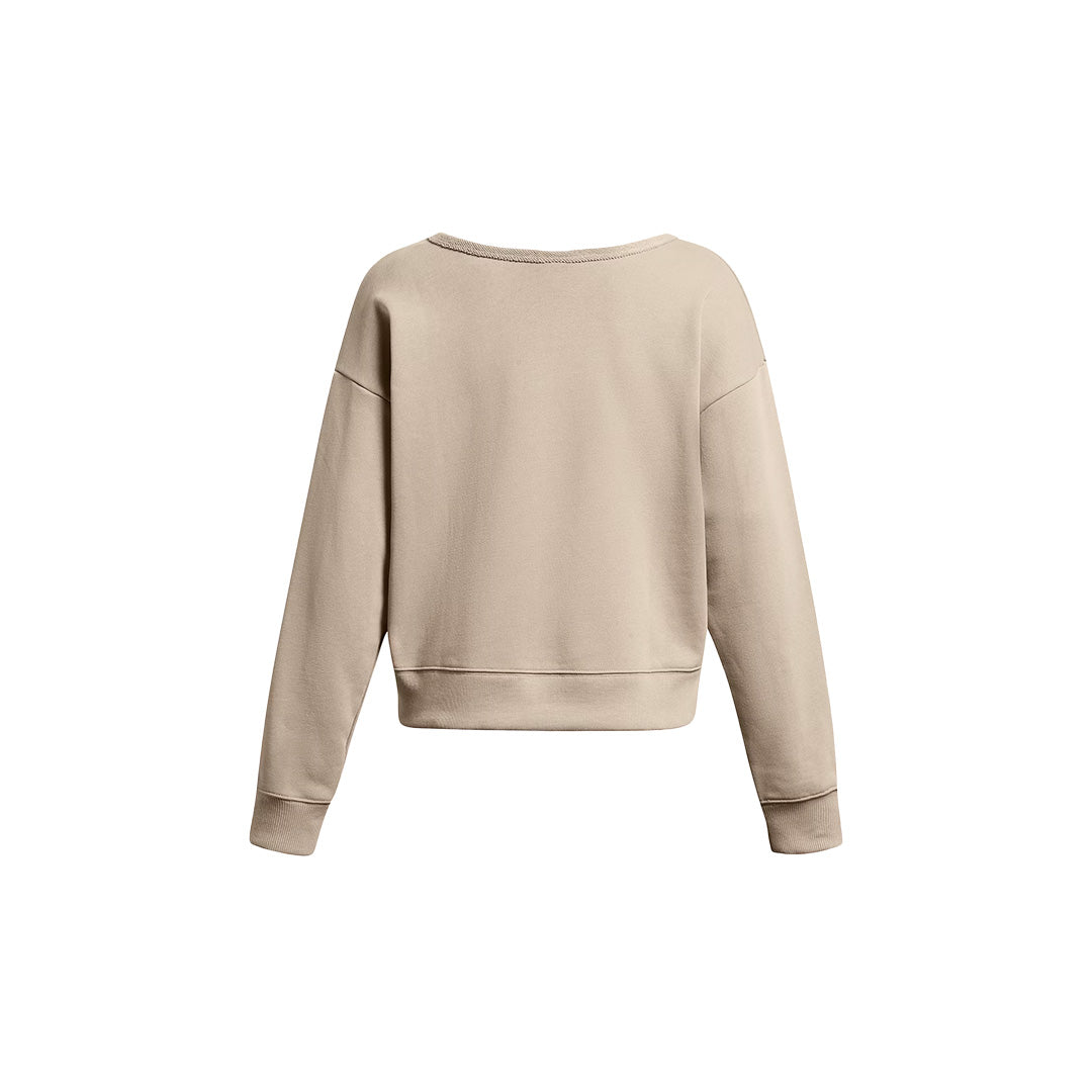 Under Armour Women Project Rock Heavyweight Terry Long Sleeve Q1 | 1382705-203