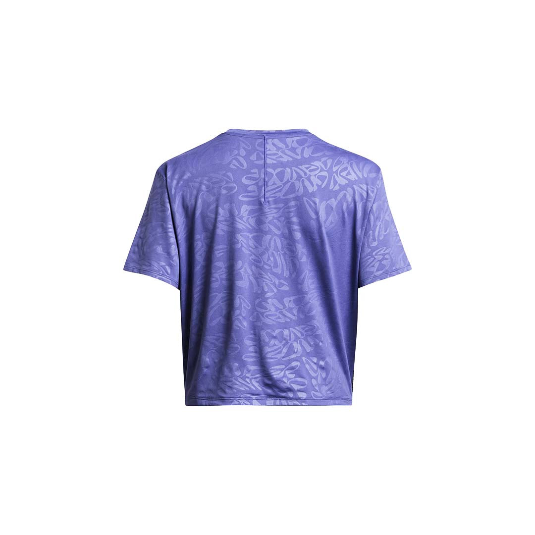 UA Women Rush Energy Emboss Crop Short Sleeve | 1383640