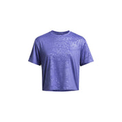 UA Women Rush Energy Emboss Crop Short Sleeve | 1383640