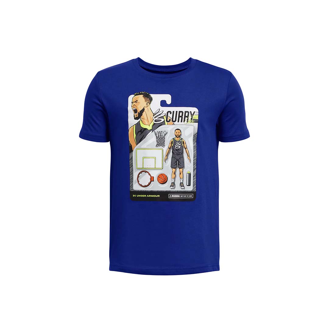 Under Armour Kids Curry Animated Tee 1 | 1383860-400