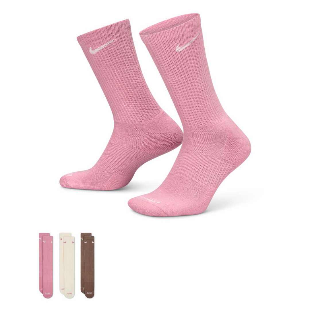 Nike Men Everyday Plus Cushioned Training Crew Socks 3 Pairs | SX6888-936