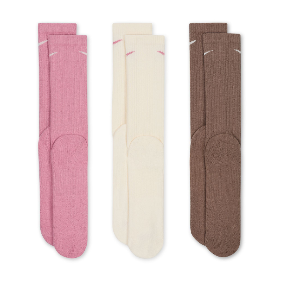 Nike Men Everyday Plus Cushioned Training Crew Socks 3 Pairs | SX6888-936