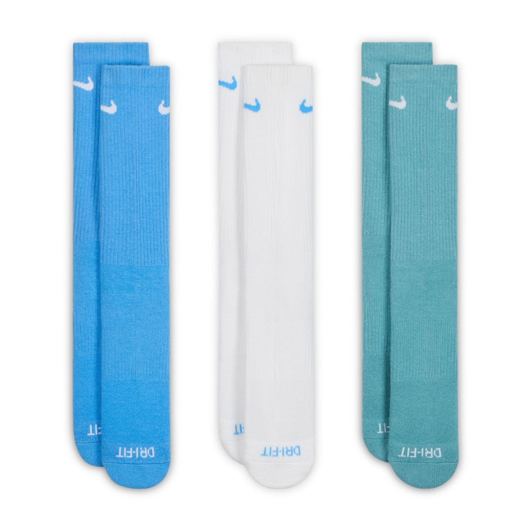 Nike Men Everyday Plus Cushioned Training Crew Socks 3 Pairs | SX6888-937