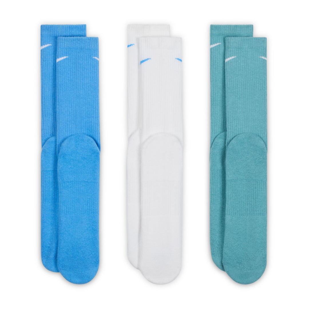 Nike Men Everyday Plus Cushioned Training Crew Socks 3 Pairs | SX6888-937