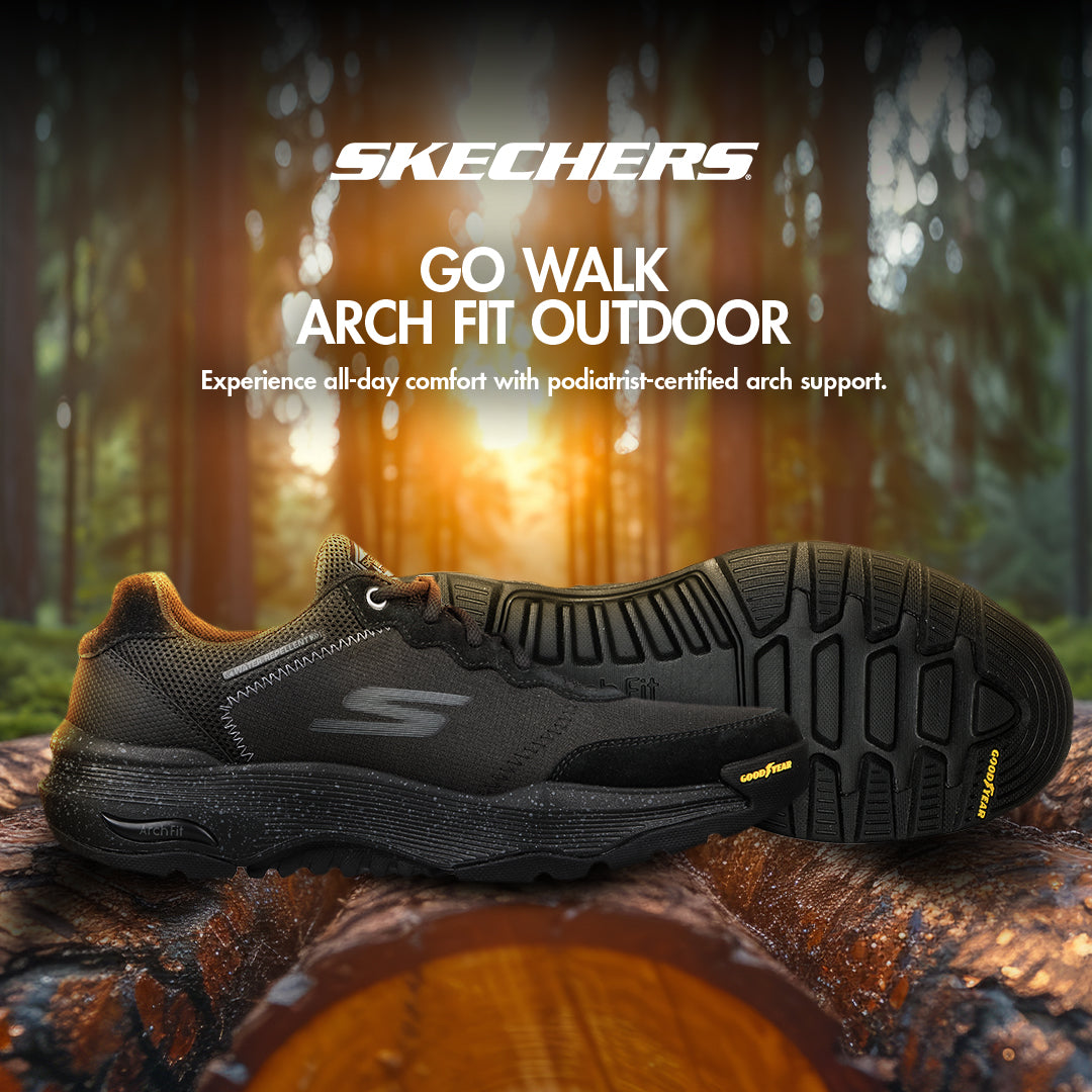 Skechers Men Go Walk Arch Fit Outdoor - Opalite | 216463BBK