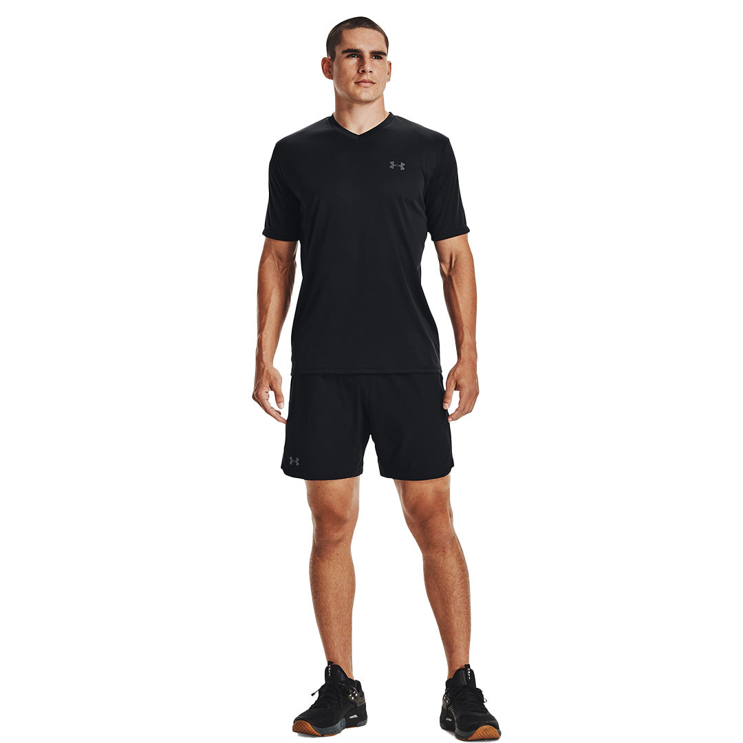 Under Armour Men Velocity 2.0 Short Sleeve Vneck | 1327969-001