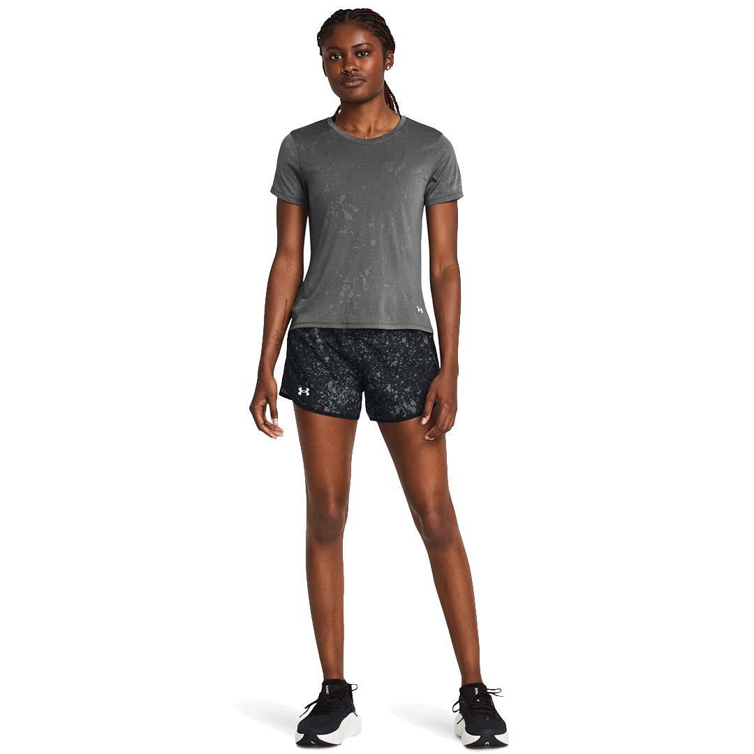 Under Armour Women Fly By 3'' Printed Shorts | 1382439-001