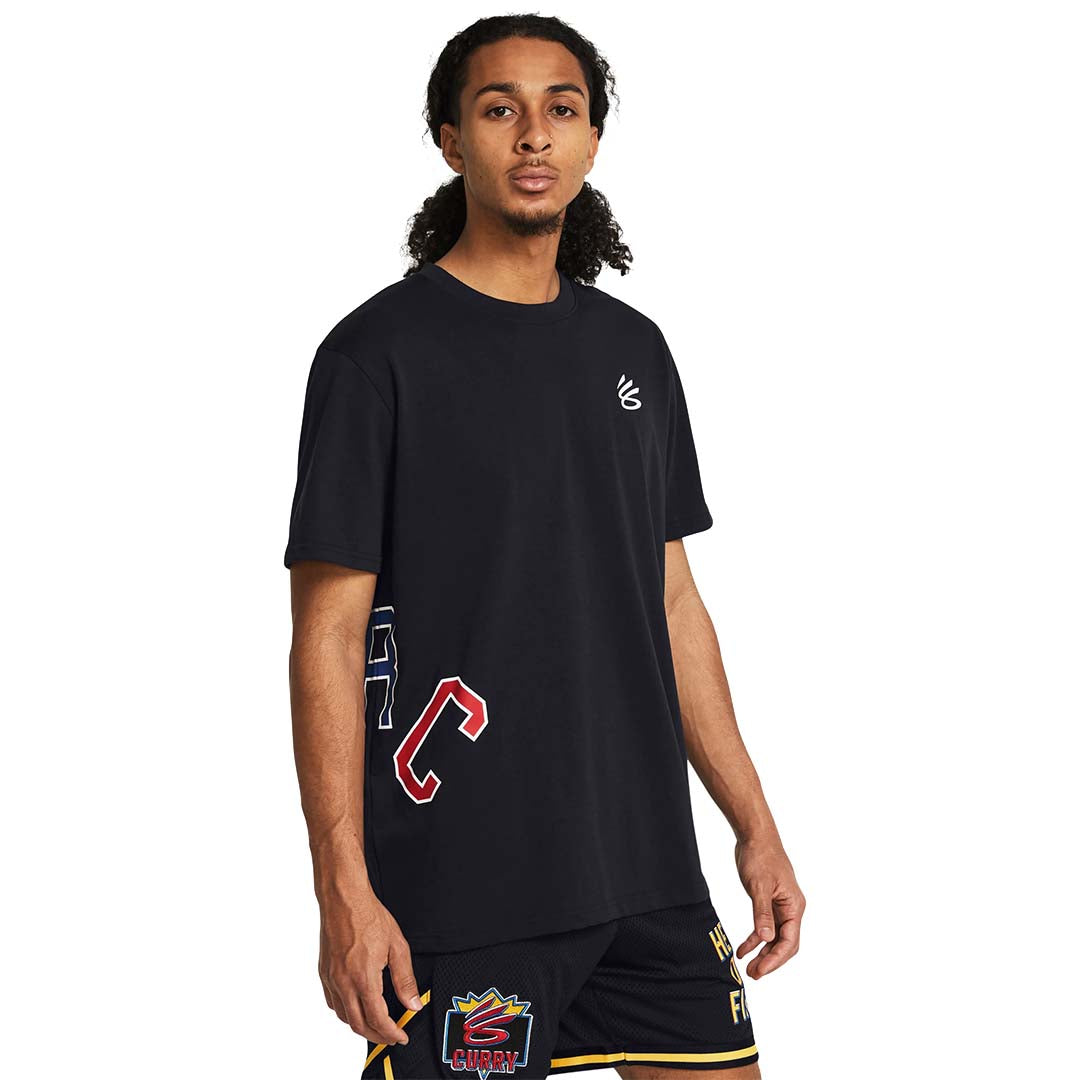 Under Armour Men Curry Arc Heavyweight Tee | 1383381-001
