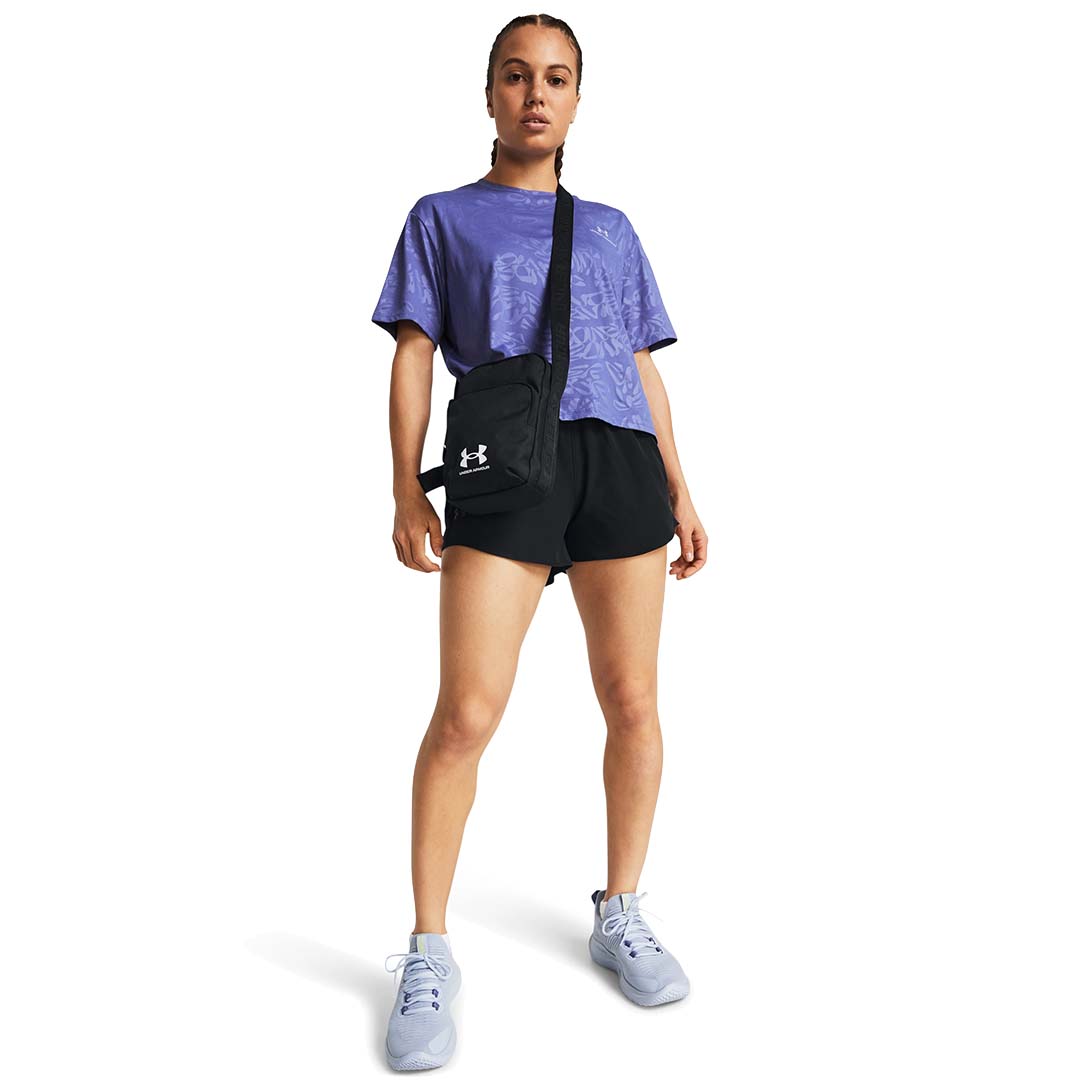 Under Armour Women Rush Energy Emboss Crop SS | 1383640-561