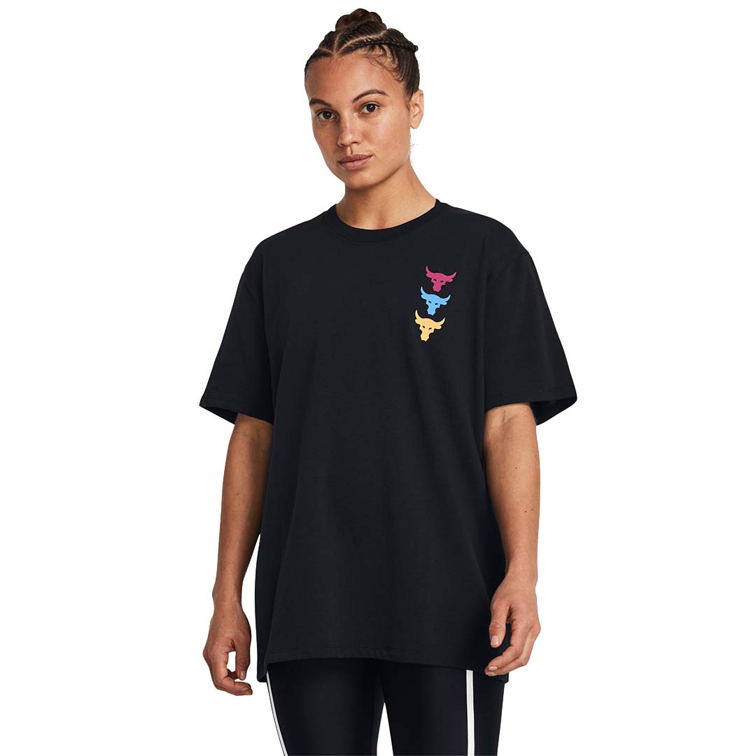 Under Armour Women Project Rock Heavyweight Campus T-Shirt Q2 | 1385942-001