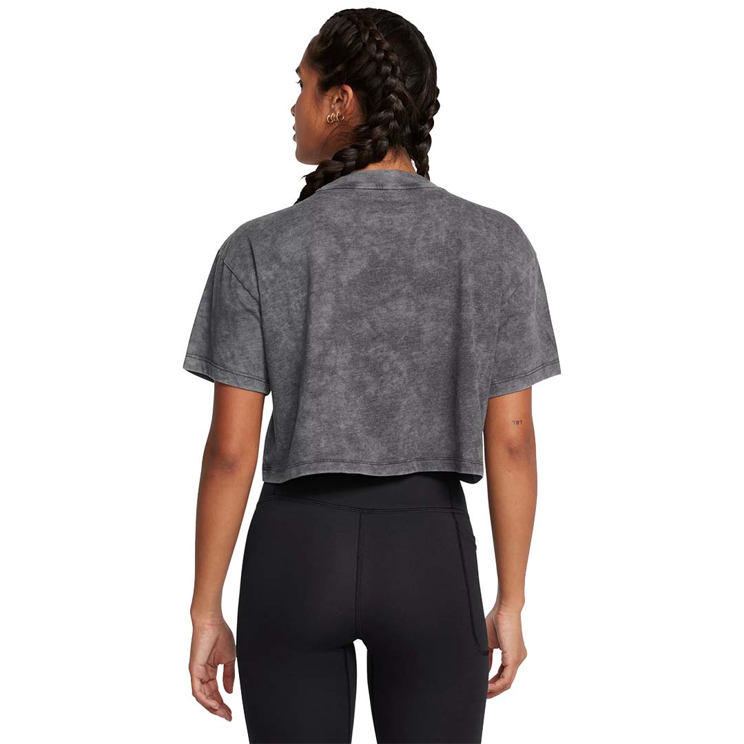 Under Armour Women WASH LOGO REPEAT CROP SS | 1385993-001