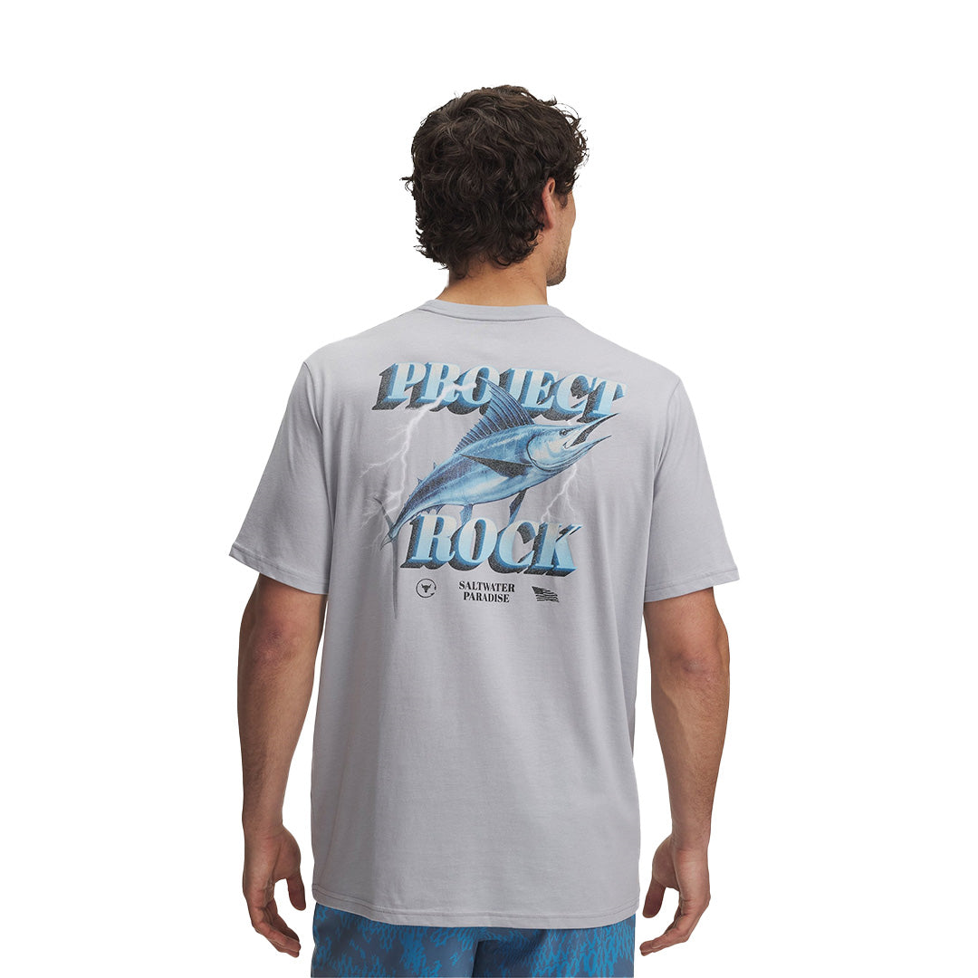 Under Armour Men Project Rock Salt Short Sleeve | 1390001-011