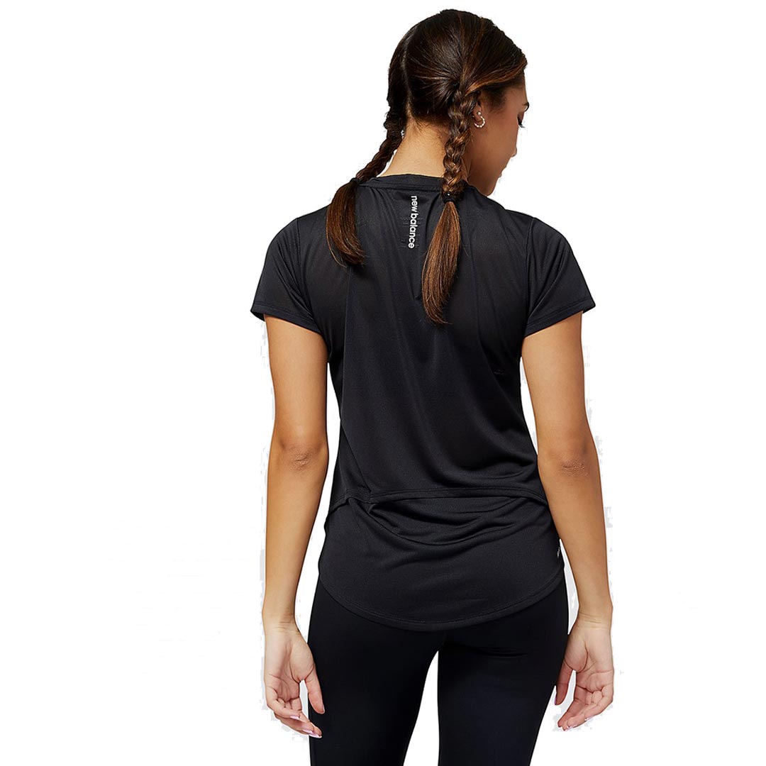 New Balance Women Accelerate Short Sleeve Top | WT23222BK