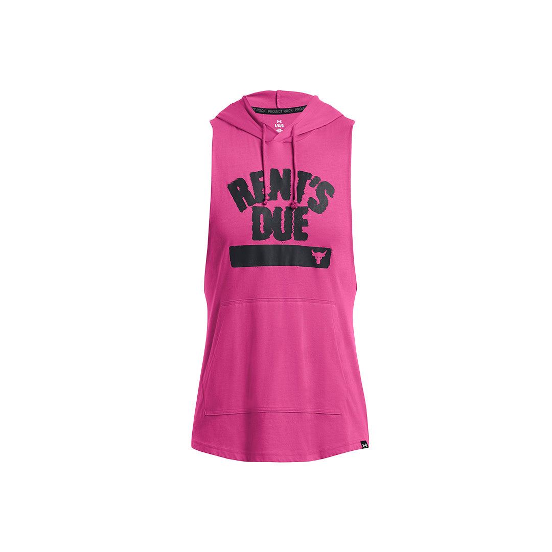 Under Armour Men Project Rock Rents Due Sleeve Less Hoodie | 1383303-686