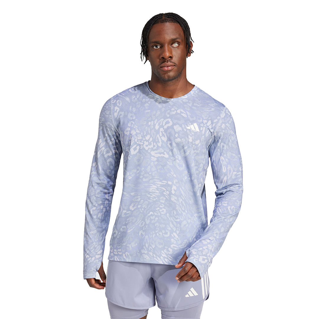 adidas Men Own The Run Excite All Over Print Long Sleeve | JD7770