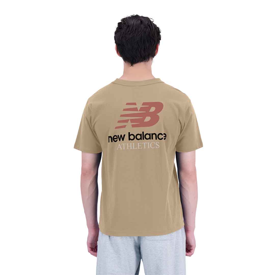 New Balance Men Athletics Remastered Graphic Cotton Jersey Short Sleeve T-shirt | AMT31504I
