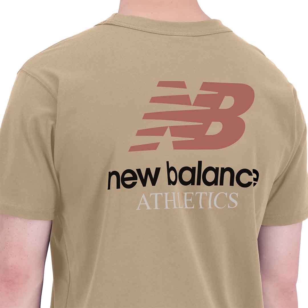 New Balance Men Athletics Remastered Graphic Cotton Jersey Short Sleeve T-shirt | AMT31504I