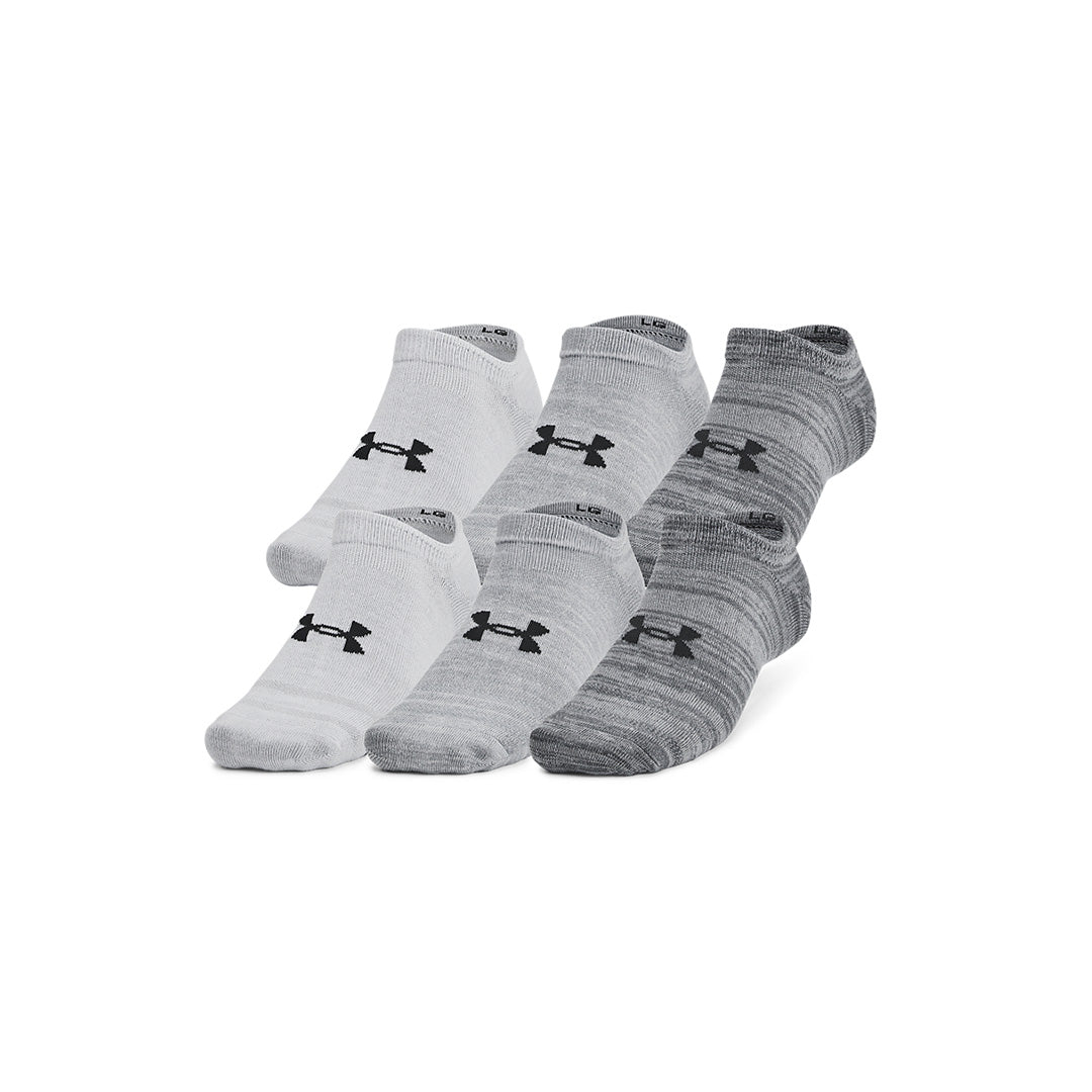 Under Armour Unisex Essential 6-Pack No-Show Socks | 1382611-025