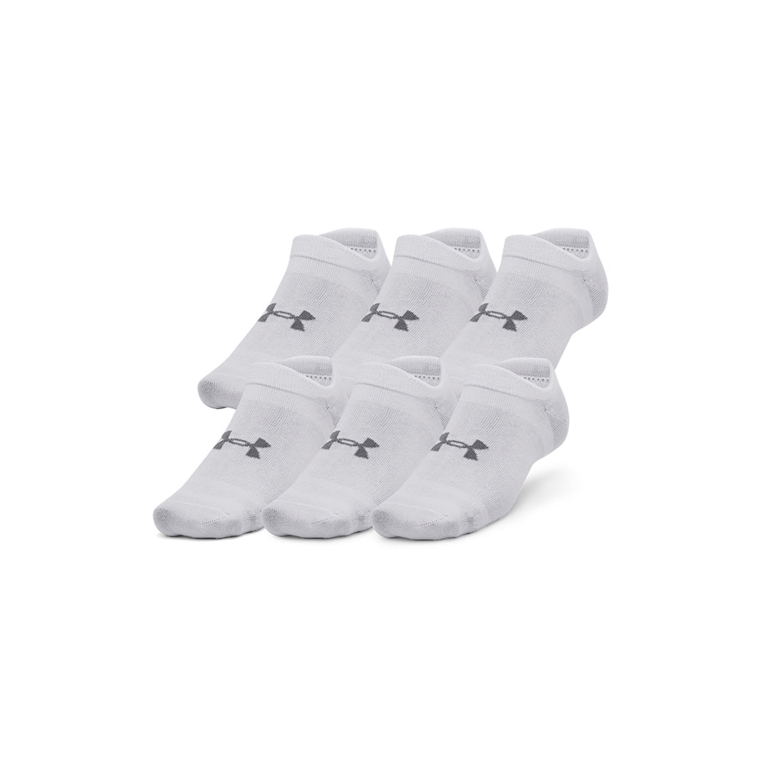 Under Armour Unisex Essential 6-Pack No-Show Socks | 1382611-101