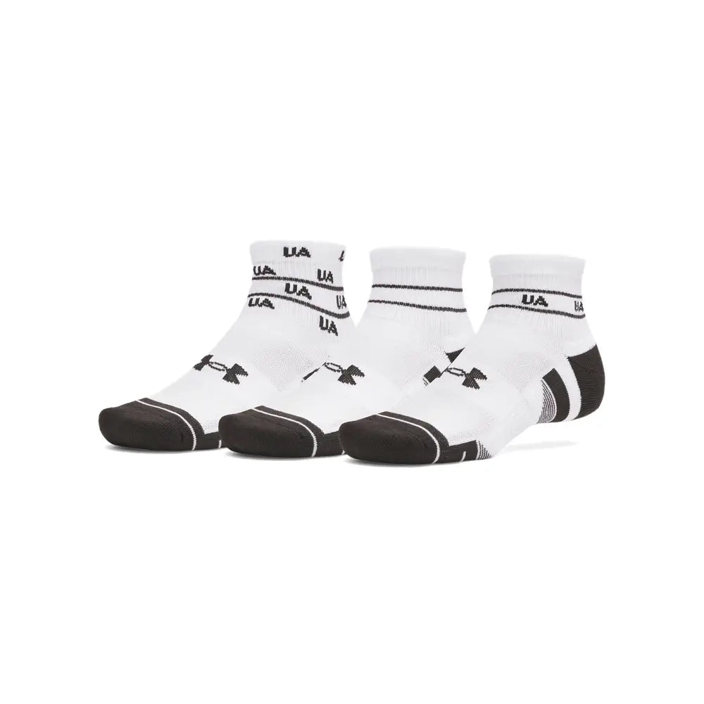 UA Unisex Performance Tech Novelty 3 Pair Quarter Socks | 1382943