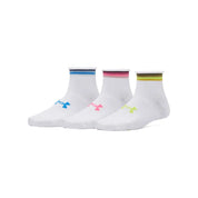 UA Women Essential Novelty 3 Pair Quarter | 1384025