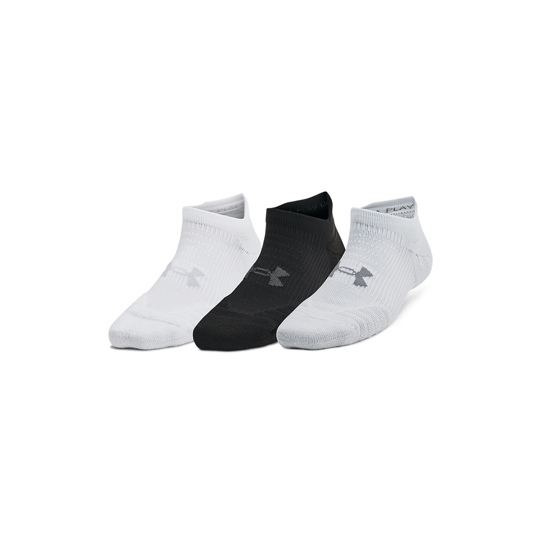 Under Armour Women Play Up 3-Pack No Show Tab Socks  | 1386250-014
