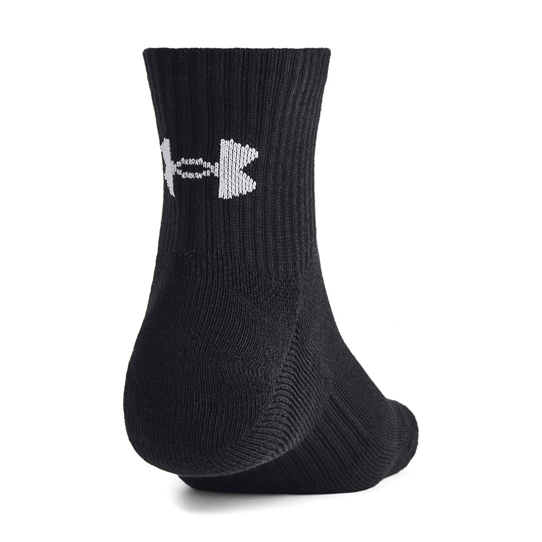 UA Unisex Training Cotton 3-Pack Quarter Socks | 1386372