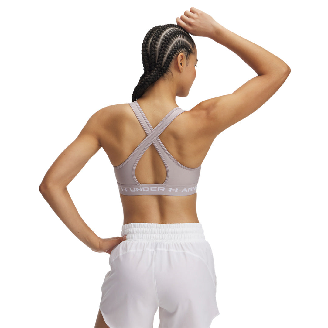 Under Armour Women Crossback Mid Bra | 1361034-009