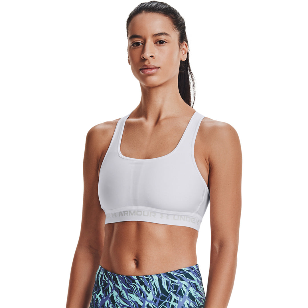 Under Armour Women Crossback Mid Bra | 1361034-100