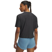 UA Women Vanish Energy Crop Print Short Sleeve | 1373974