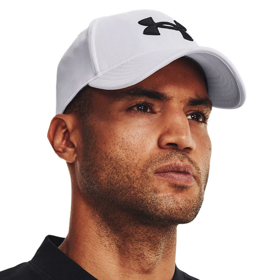 Under Armour Men Blitzing Low Stretch Fit Cap  | 1376700-100