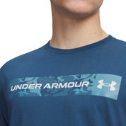 UA Men Camo Chest Stripe Short Sleeve | 1376830