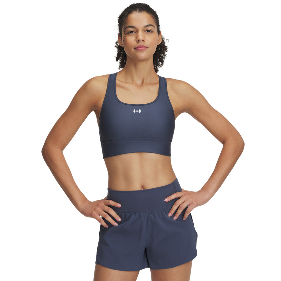 Under Armour Women Crossback Longline Sports Bra | 1377916-044