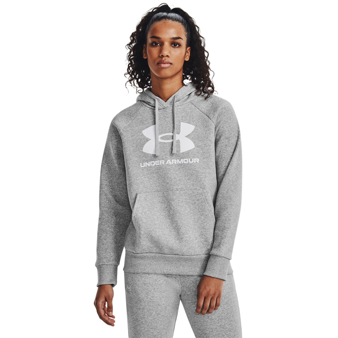 Under Armour Women Rival Fleece Big Logo Hoodie | 1379501-012