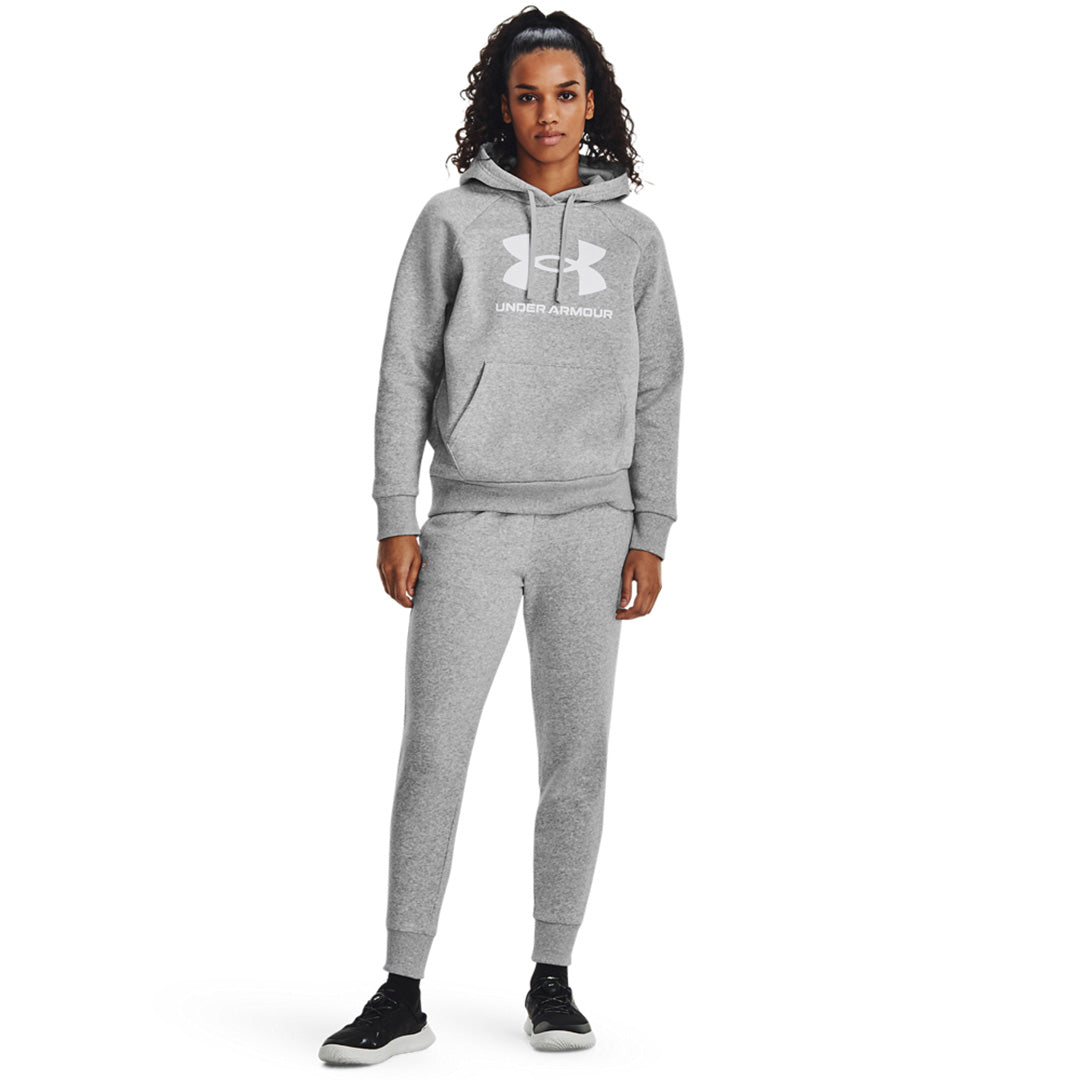 Under Armour Women Rival Fleece Big Logo Hoodie | 1379501-012