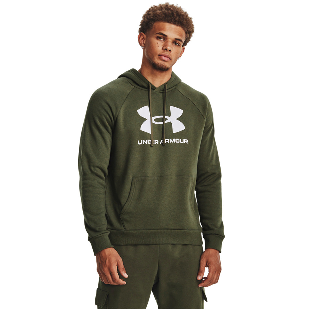 Under Armour Men Rival Fleece Logo Hoodie | 1379758-390