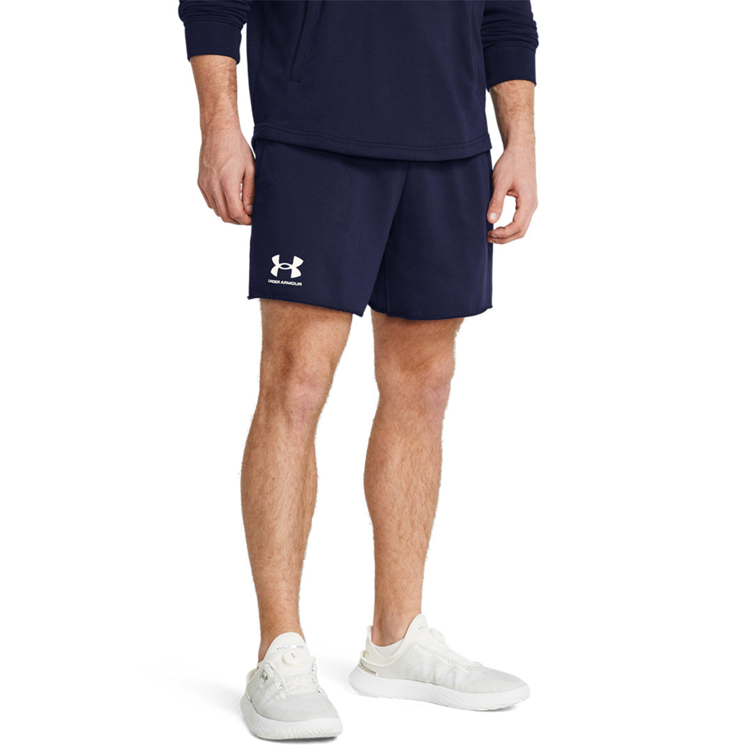 Under Armour Men Rival Terry 6" Shorts | 1382427-410